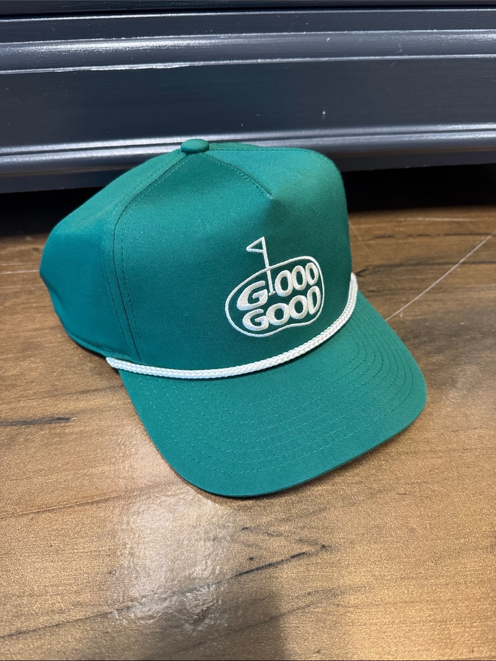 Good Good Teal Rope-Trim Snapback Hat